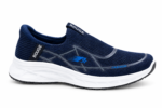 ROUGE Navy Blue Slip-On Sneakers for Men - Image 2